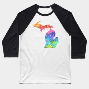 Pretty BIG Flowers Michigan | LGBTQ | Pride | Cherie's Art(c)2021 Baseball T-Shirt